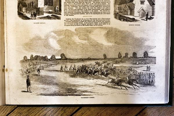 Tattenham Corner in the Illustrated London News