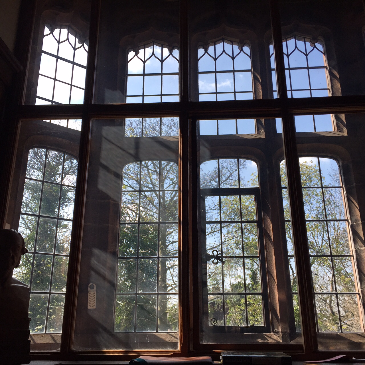  Library window opposite my desk