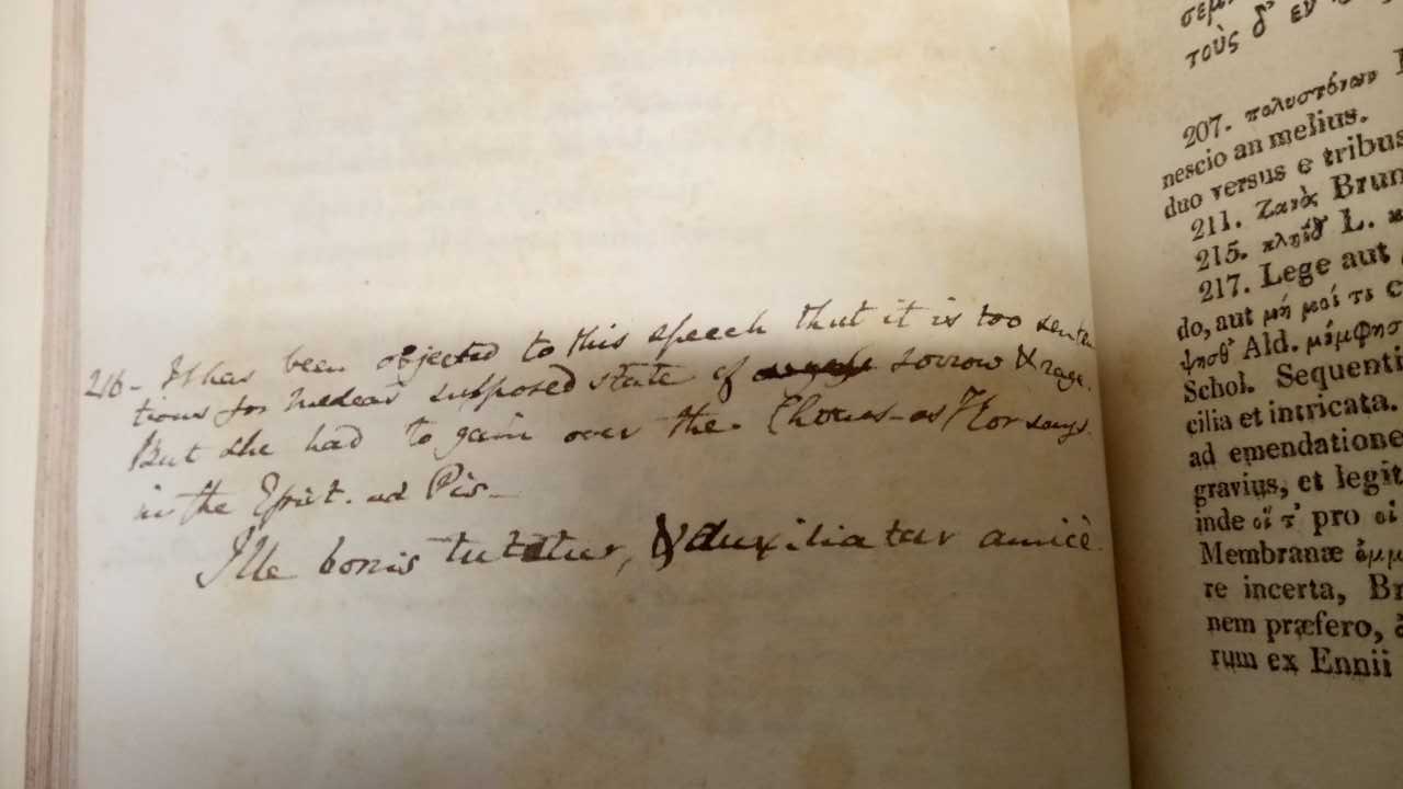 The reader behind the book - a look at marginalia