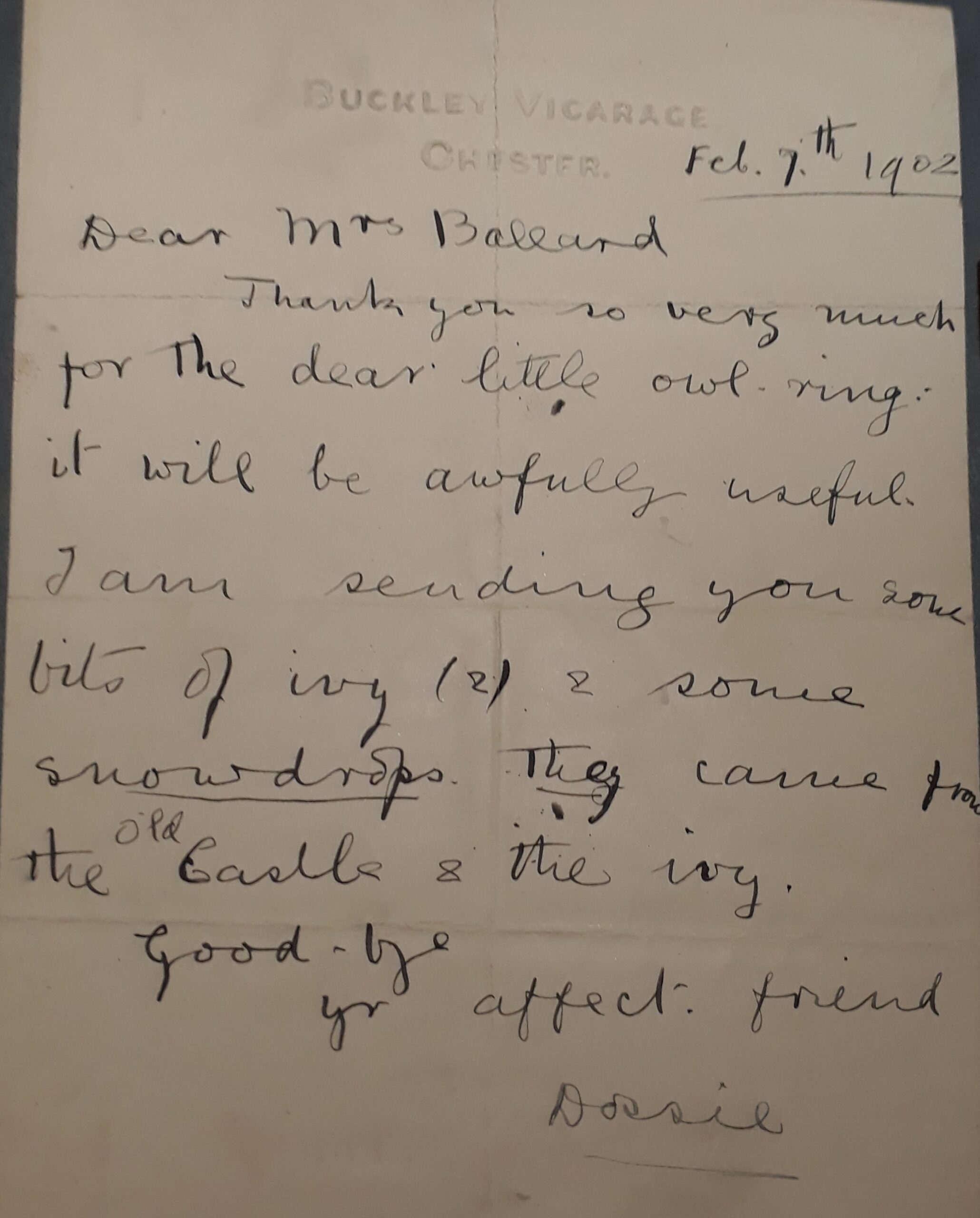 From the Archives…Dossie Drew