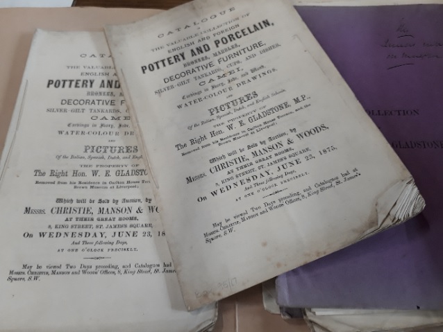 From the Archives…William Gladstone, patron of the arts