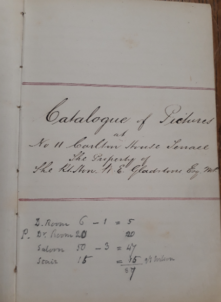 From the Archives…William Gladstone, patron of the arts