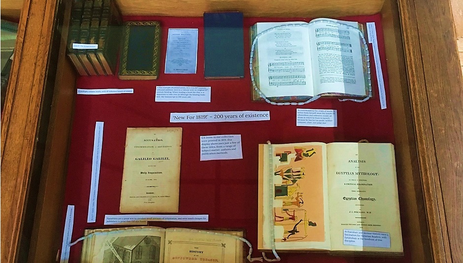 New for 1819! Books published 200 years ago…