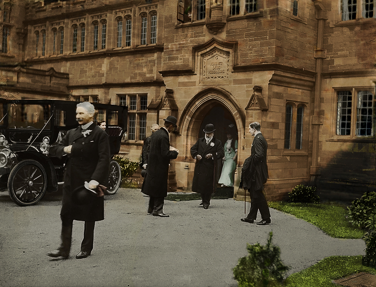In colour: King Edward VII and Queen Alexandra’s visit to Gladstone’s Library