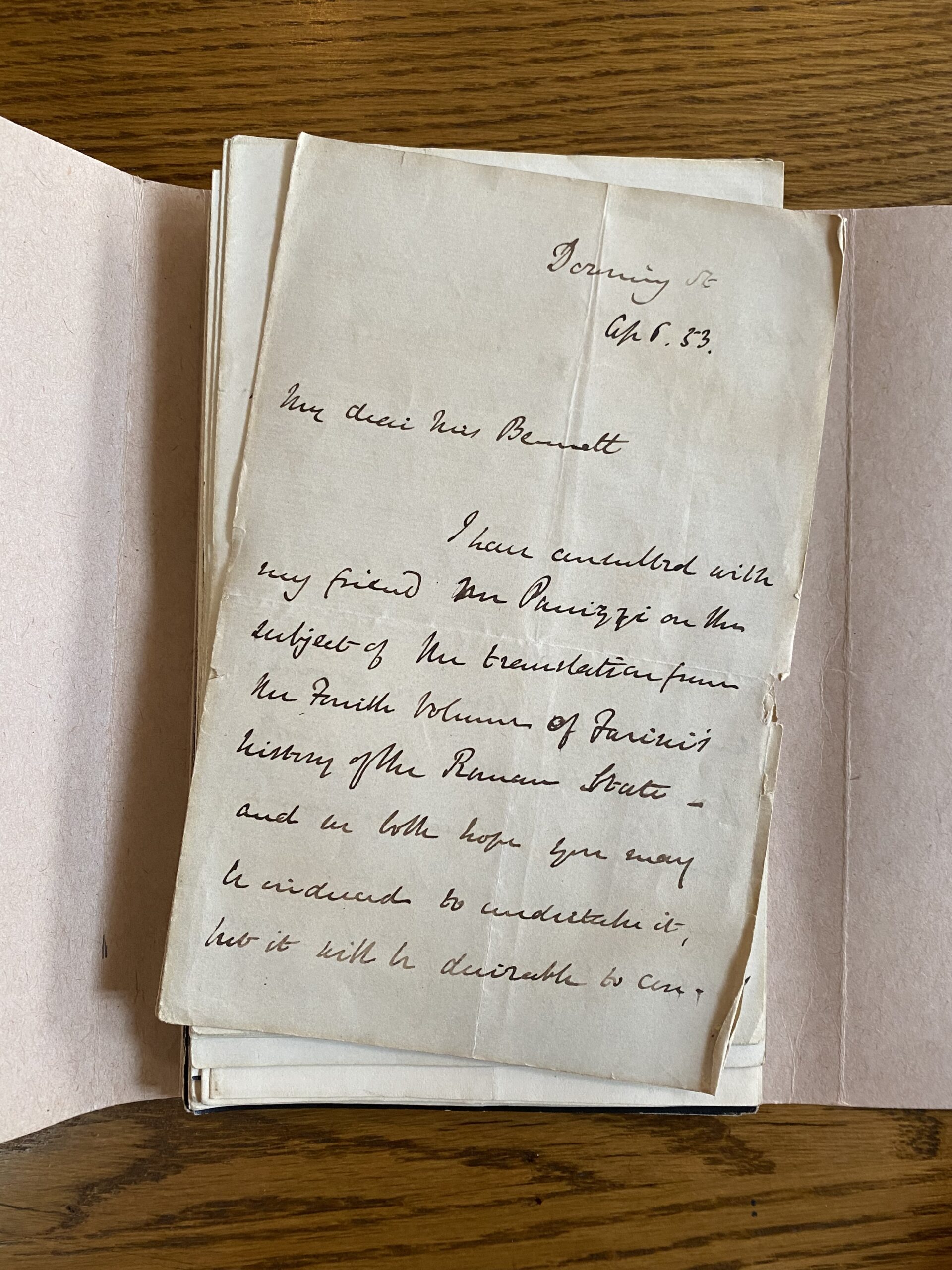 Cataloguing the Anne Ramsden Bennett Archive
