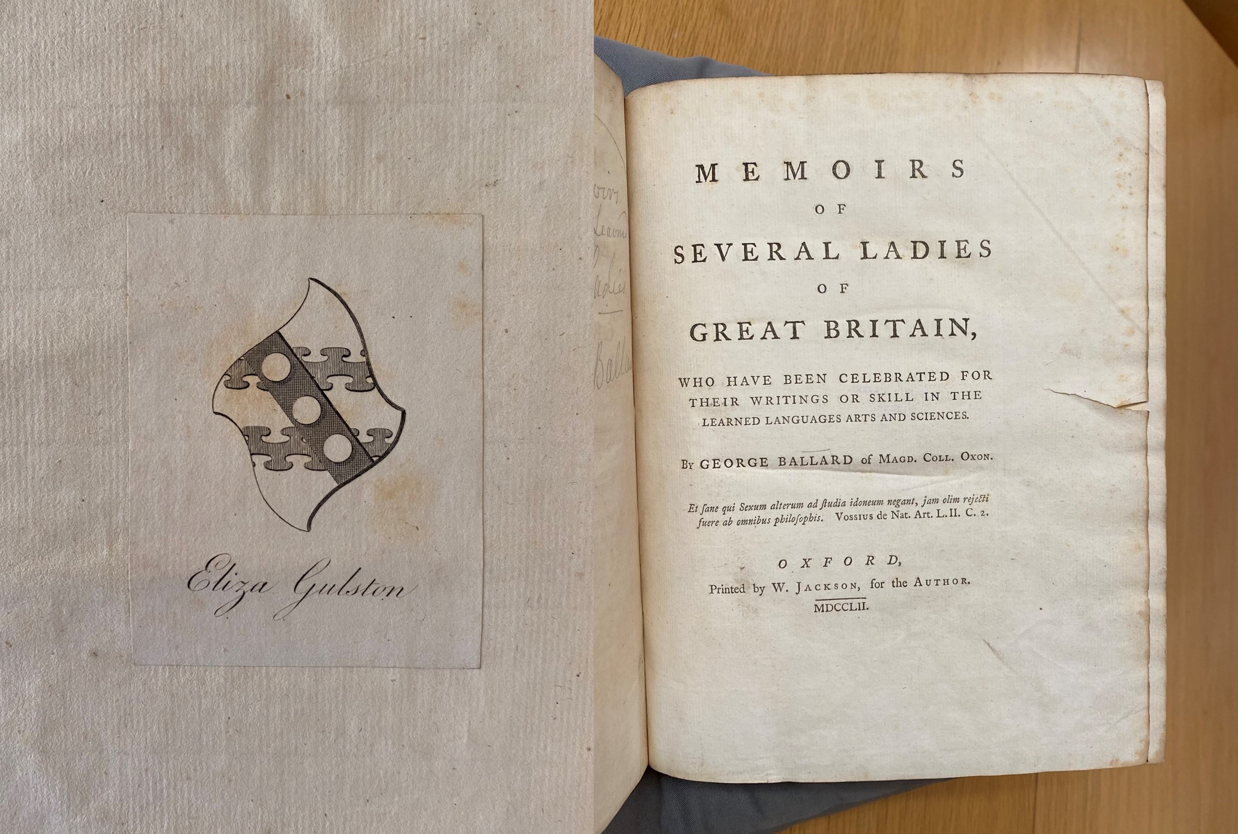 HERBOOK: Women book owners in the Gladstone’s Library Collections