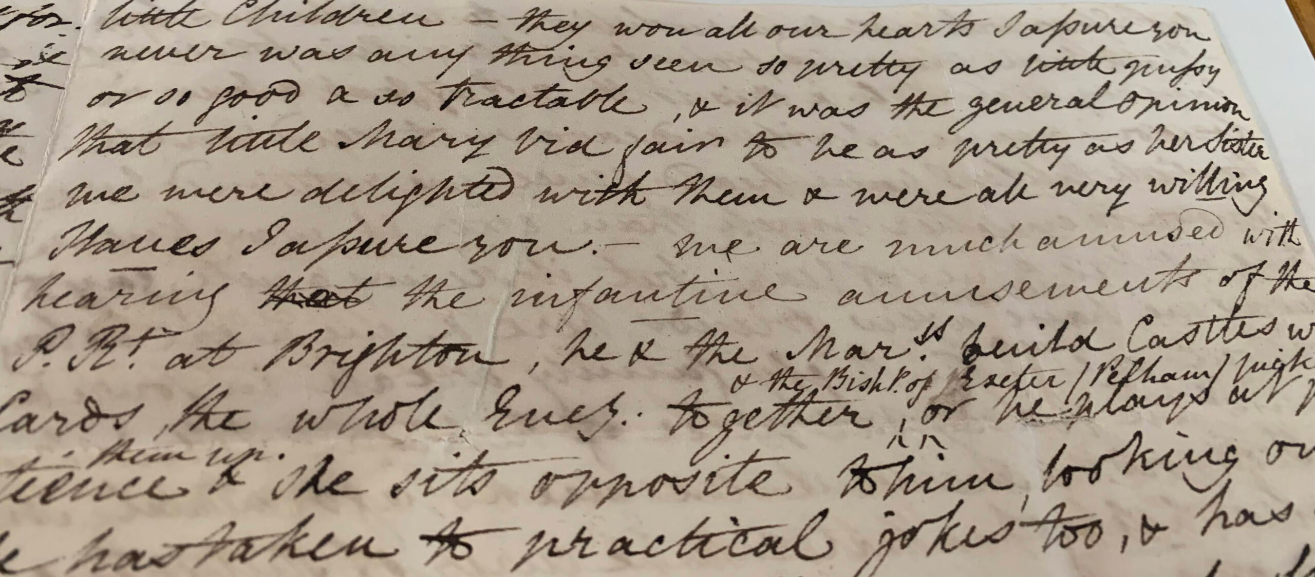 A Glance At the Letters of Lady Mary Glynne