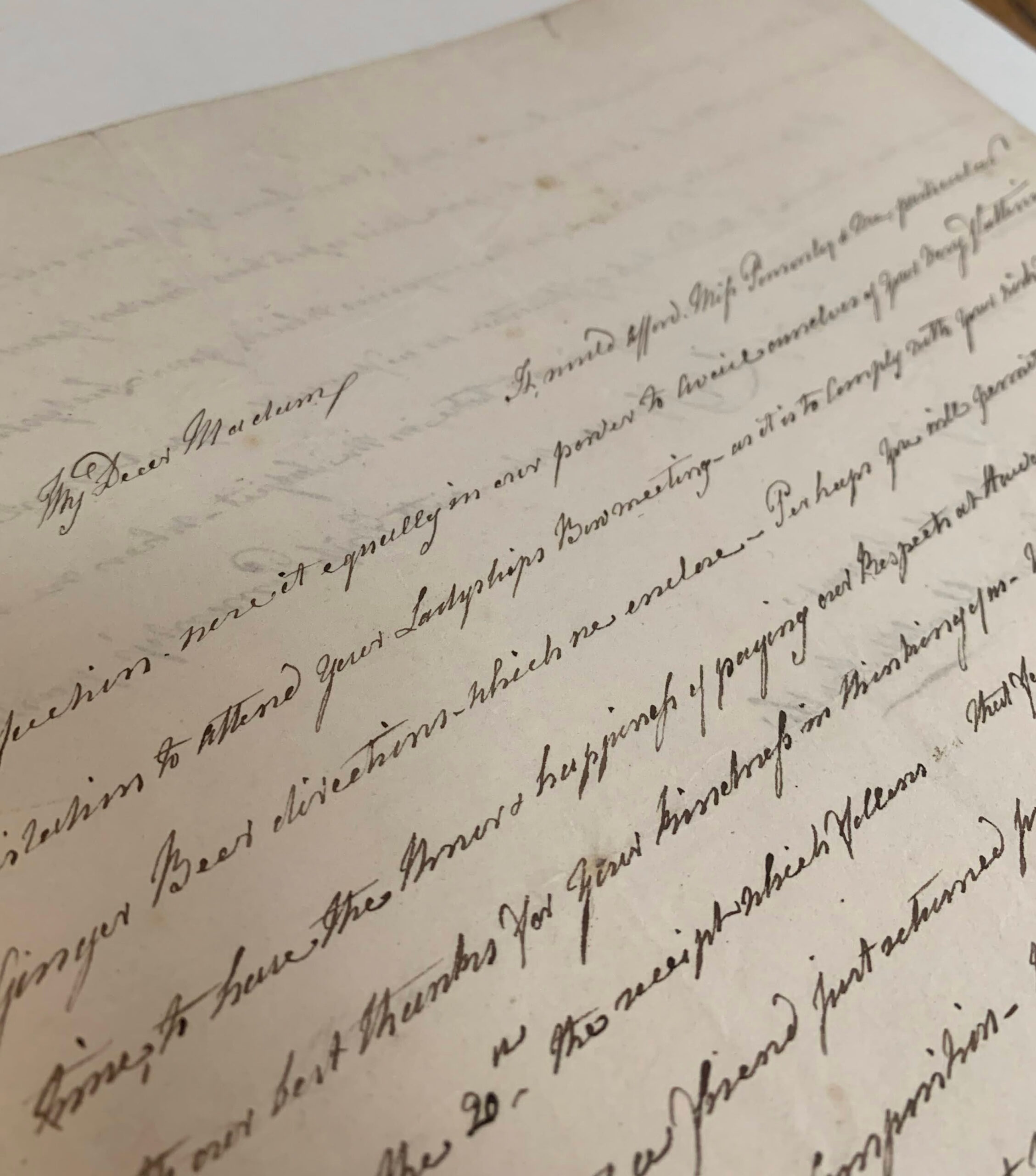 A Glance At the Letters of Lady Mary Glynne