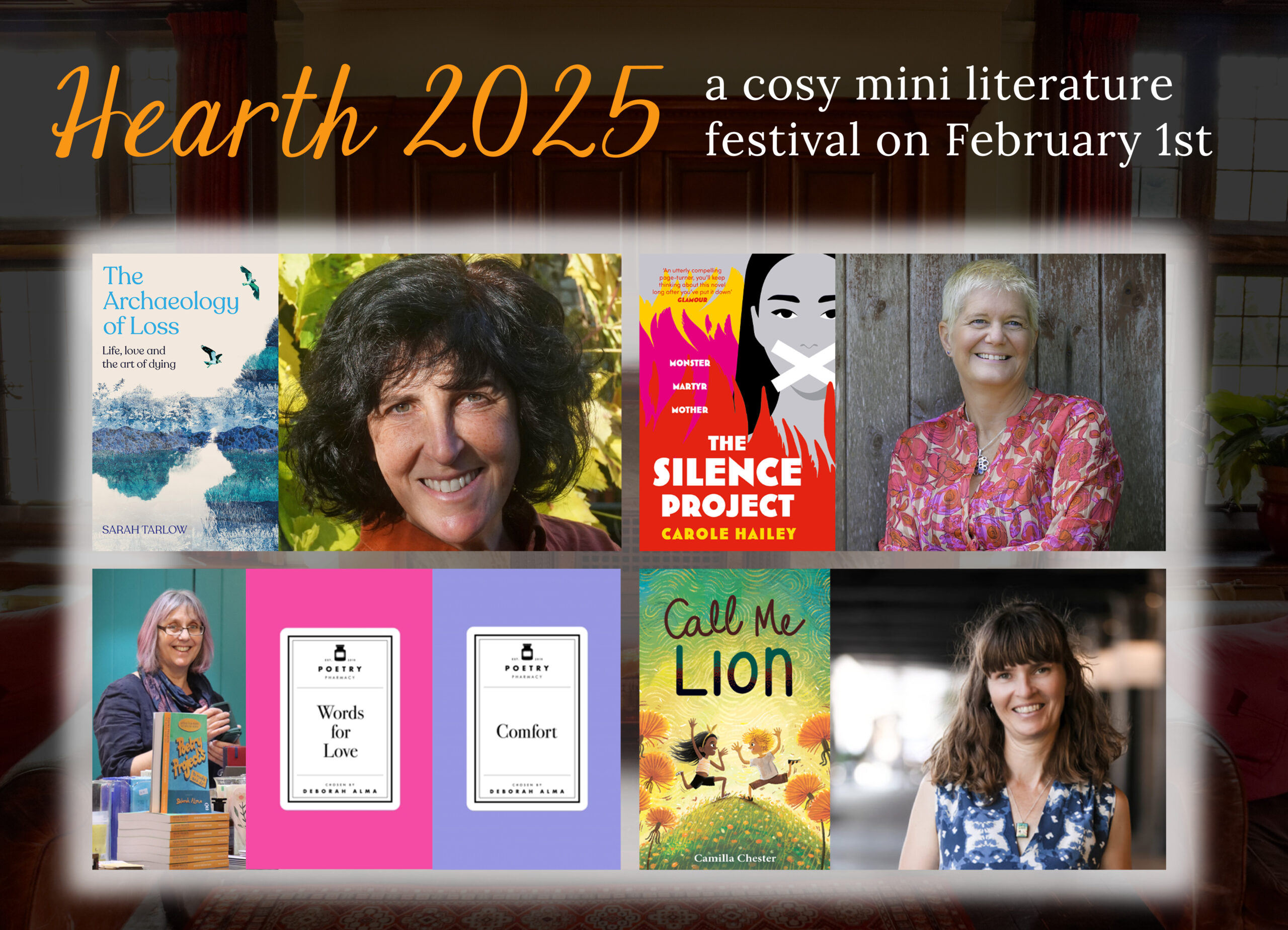 A graphic showing the authors at Hearth 2025